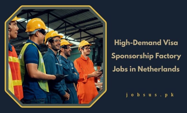 High-Demand Visa Sponsorship Factory Jobs in Netherlands