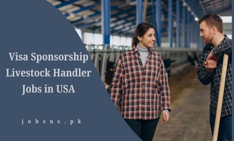 Visa Sponsorship Livestock Handler Jobs in USA